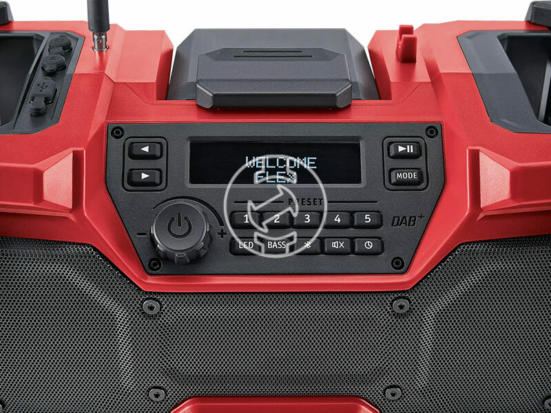 Flex RD 10.8/18.0/230 CEE akkus rádió