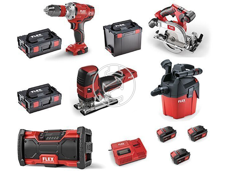 Flex VC 21 L MC 230/CEE + PD 2G 18.0-EC + SMS 190 18.0-EC gépcsomag