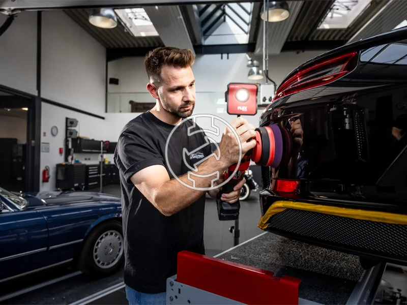 Flex XCE 8 150 18-EC Set akkus polírozógép 18 V | 150 mm | Szénkefementes | 2 x 5 Ah akku + töltő | Kartondobozban