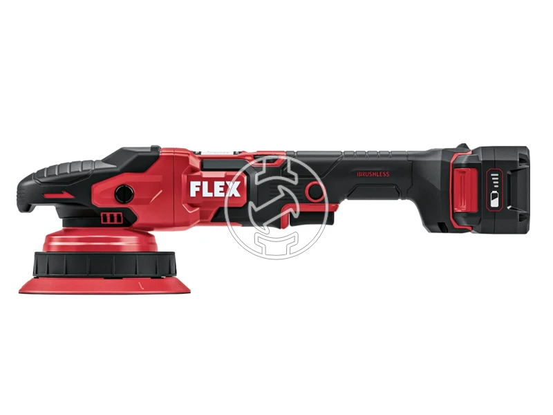 Flex XCE 8 150 18-EC Set akkus polírozógép 18 V | 150 mm | Szénkefementes | 2 x 5 Ah akku + töltő | Kartondobozban