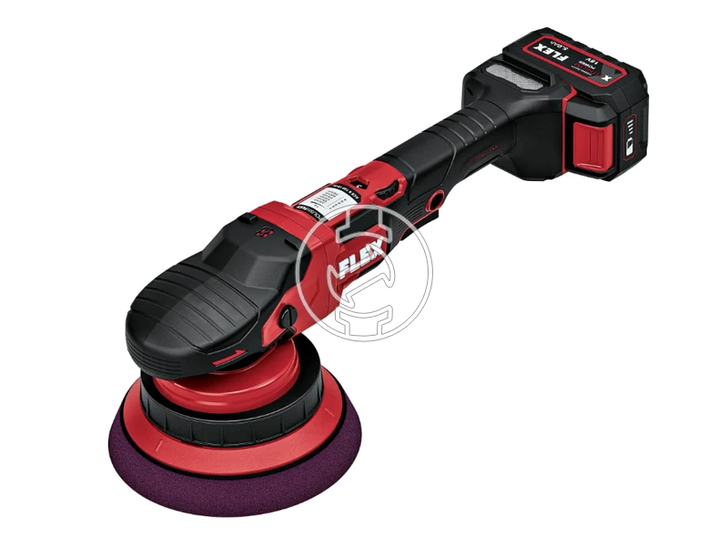 Flex XCE 8 150 18-EC Set akkus polírozógép 18 V | 150 mm | Szénkefementes | 2 x 5 Ah akku + töltő | Kartondobozban