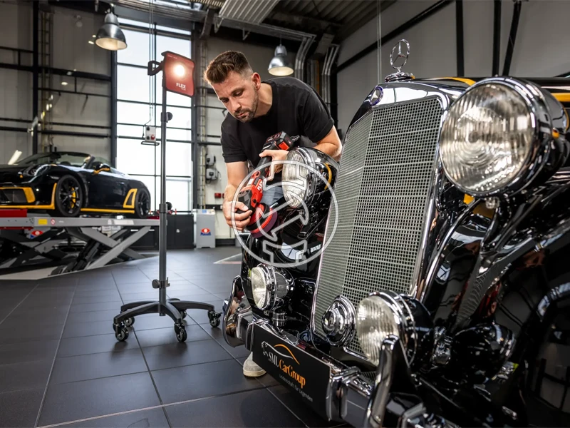 Flex XCE 8 150 18-EC Set akkus polírozógép 18 V | 150 mm | Szénkefementes | 2 x 5 Ah akku + töltő | Kartondobozban