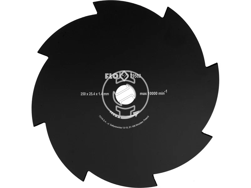 Kép: Flo fukasza penge 250 mm 254 mm 8T.webp