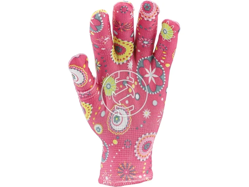 Kép: Flo vedokesztyu viragos M8.webp