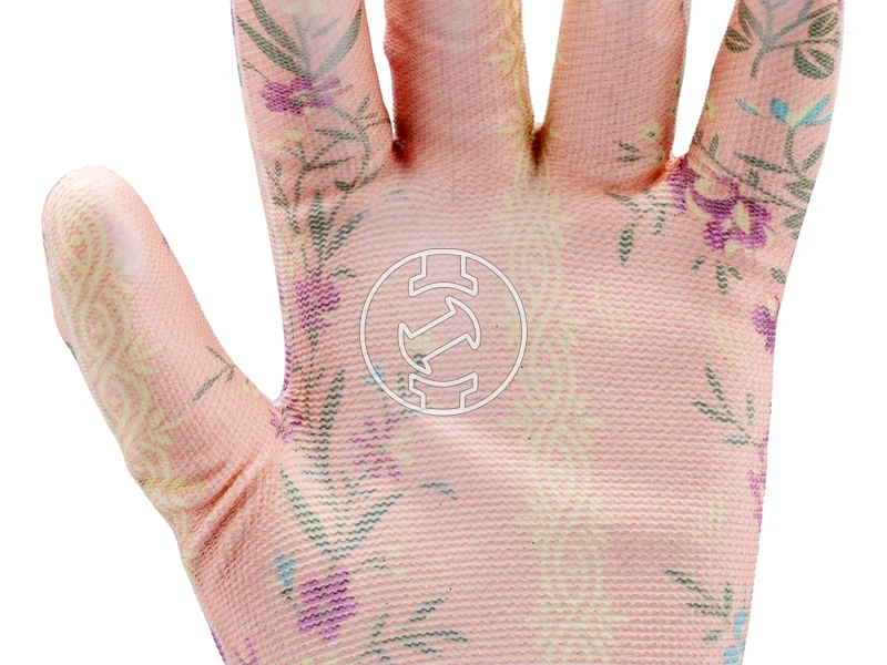 Kép: Flo vedokesztyu viragos XL10.webp