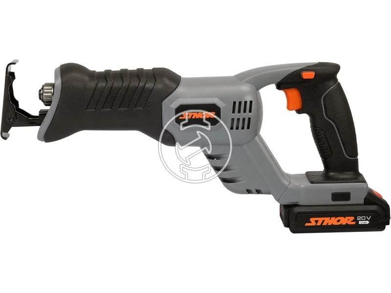 Sthor 78139 akkus orrfűrész 20 V + 2 Ah akku + töltő