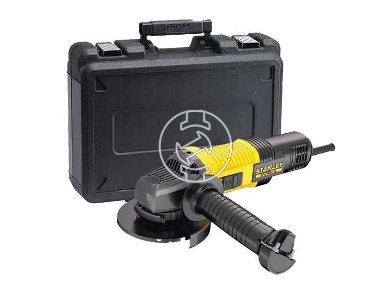 Stanley Fatmax FMEG220K-QS elektromos sarokcsiszoló 125 mm | 12000 rpm | 850 W | Kofferben