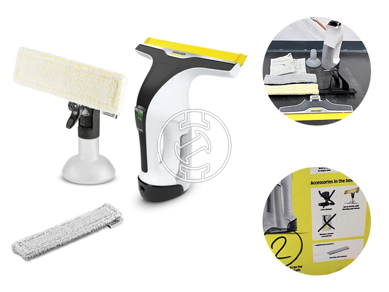 Karcher WV6 PLUS P akkus ablaktisztító (újracsomagolt)