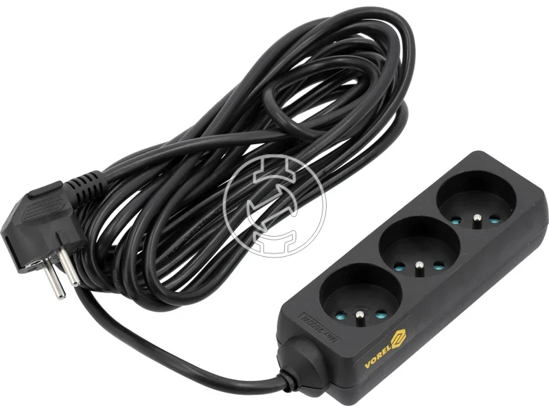 Kép: Foldelt hosszabbito eloszto 3 aljzat 5 m.webp