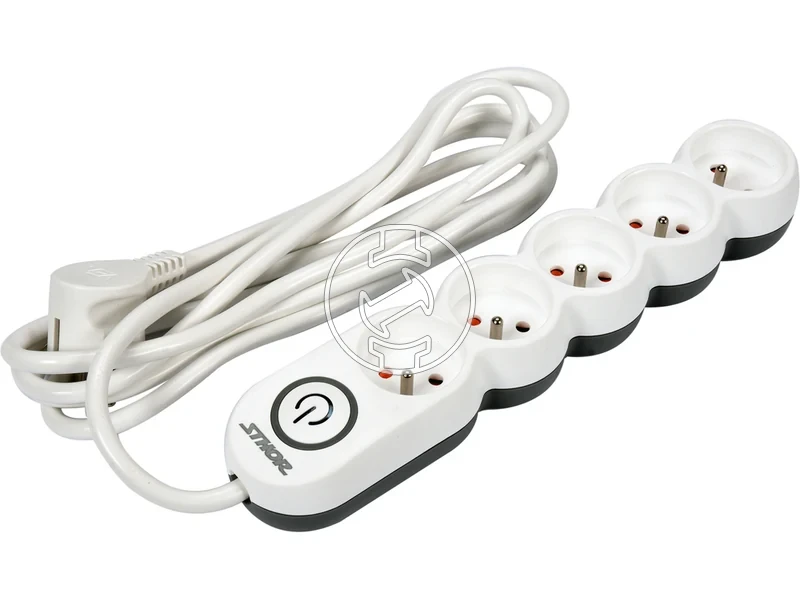 Kép: Foldelt hosszabbito eloszto 5 aljzat 3 m kabel.webp