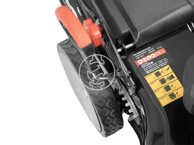 Güde BIG WHEELER 514.3 R LI-ES benzinmotoros önjáró fűnyíró