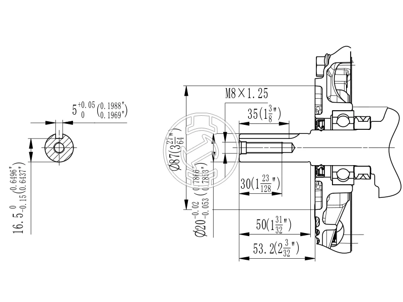 ZIVtec GB200 beépíthető robbanómotor 196 cm3 | 4,2 kW | Tengelyméret: 19 mm | 4 ütemű