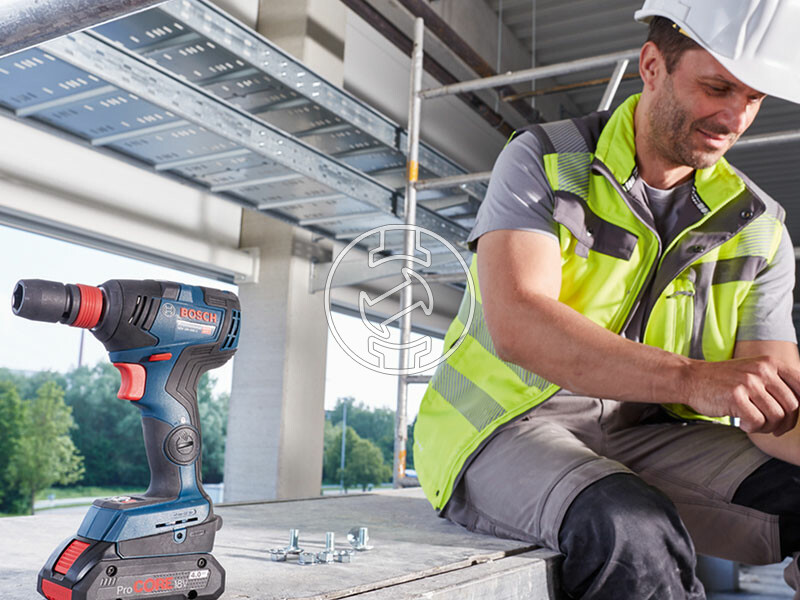 Bosch GBH 18V-26 + GDX 18V-200 C + GWS 18V-10 akkus fúrókalapács