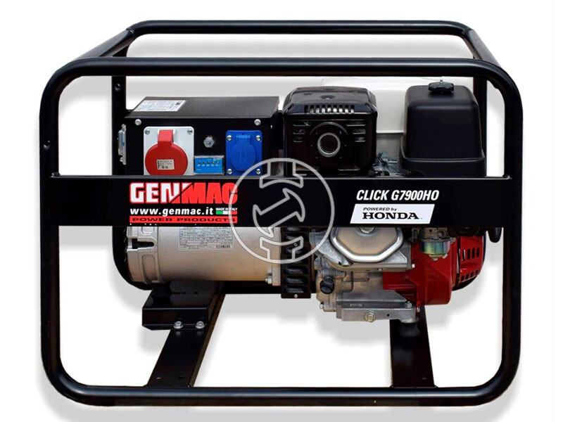 Genmac Click G7900HO benzines háromfázisú aggregátor