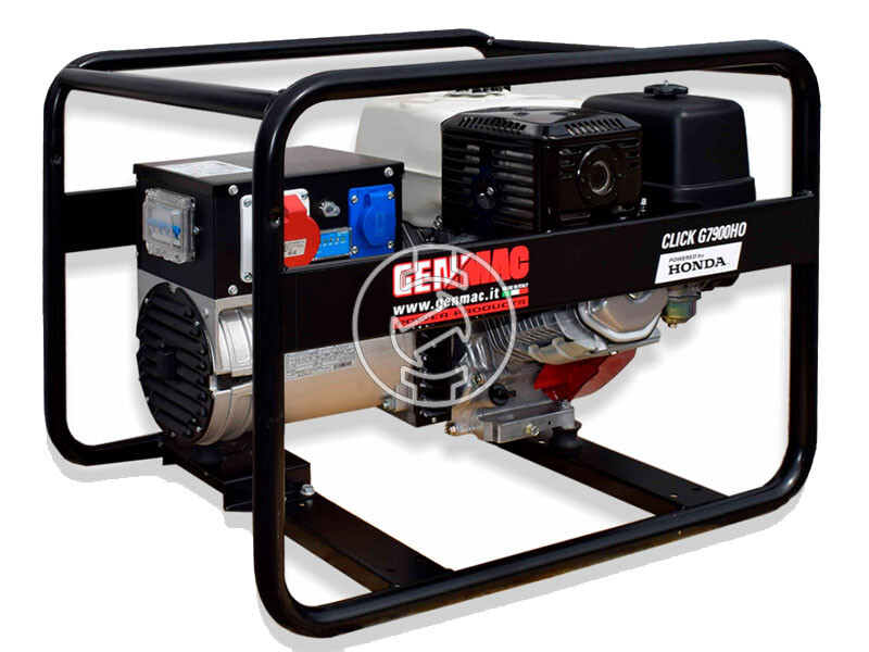 Genmac Click G7900HO benzines háromfázisú aggregátor