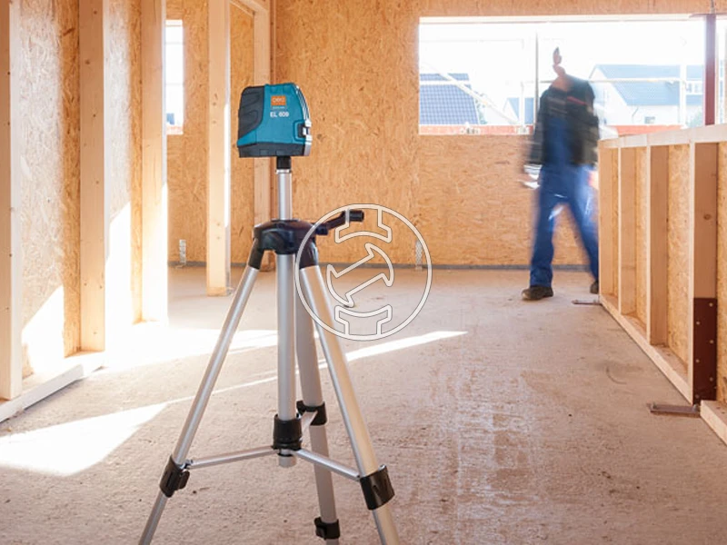 Geo-Fennel EL609 Piros vonallézer Hatósugár: 0 - 10 m | 3 x elem | Kartondobozban