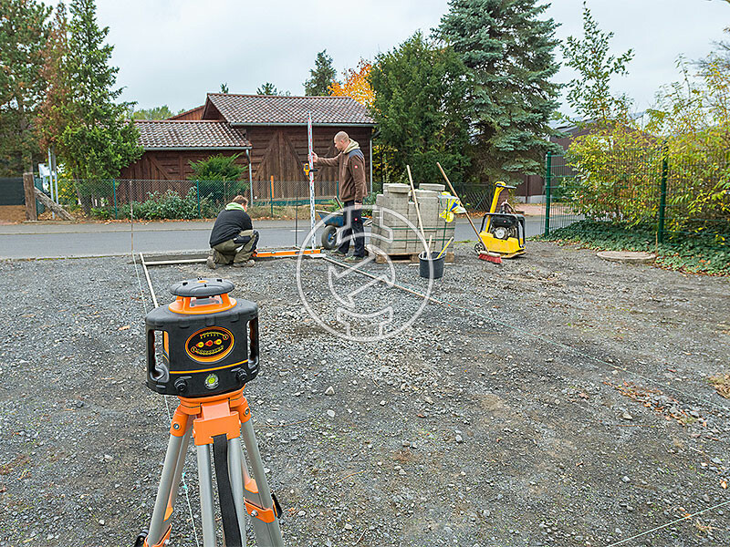 Geo-Fennel FL 300HV-G Zöld forgólézer Hatósugár jelfogóval: 0 - 600 m | Akku és töltővel | Kartondobozban