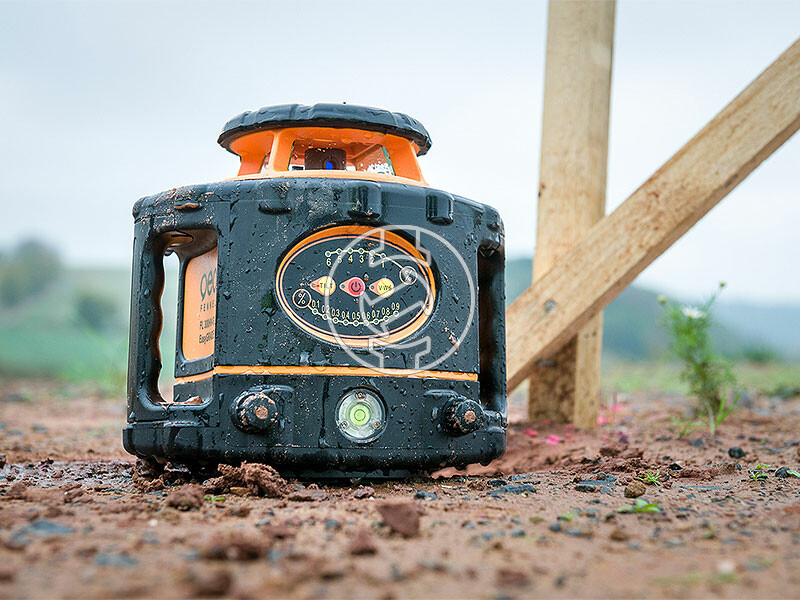 Geo-Fennel FL 300HV-G Zöld forgólézer Hatósugár jelfogóval: 0 - 600 m | Akku és töltővel | Kartondobozban