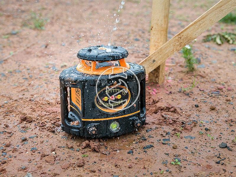 Geo-Fennel FL 300HV-G Zöld forgólézer Hatósugár jelfogóval: 0 - 600 m | Akku és töltővel | Kartondobozban