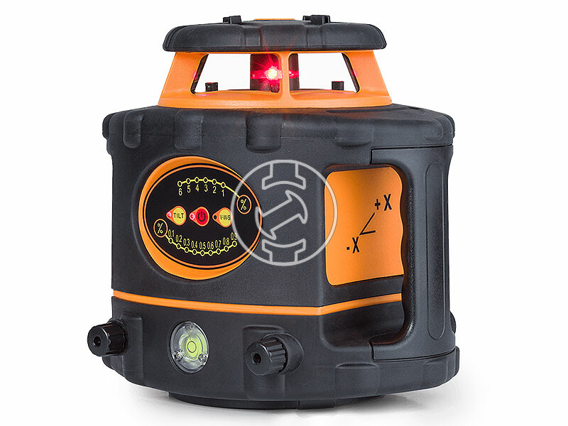 Geo-Fennel FL 300HV-G Zöld forgólézer Hatósugár jelfogóval: 0 - 600 m | Akku és töltővel | Kartondobozban