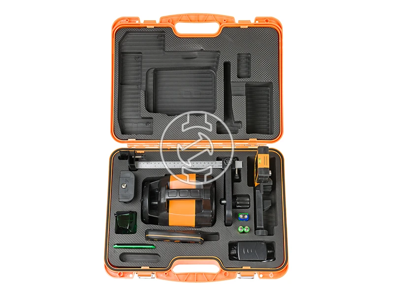 Geo-Fennel FLG 245HV-Green  forgólézer Hatósugár: 0 - 20 m/0 - 500 m | Akku és töltővel | Kofferben