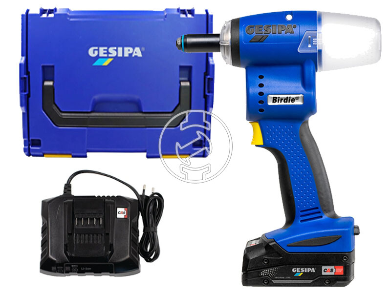GESIPA Birdie akkus popszegecselő műanyag kofferban
