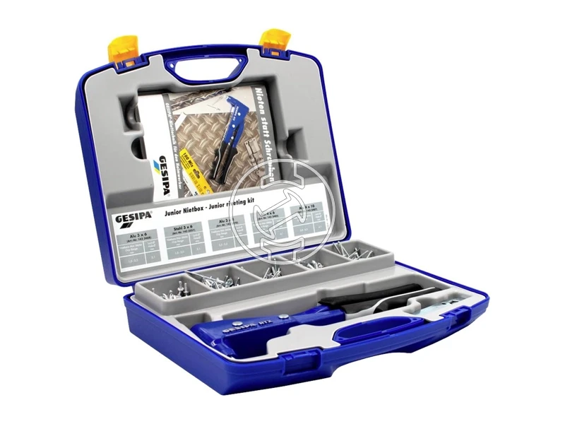 Gesipa NTX Junior kézi popszegecselő készlet 5 típus