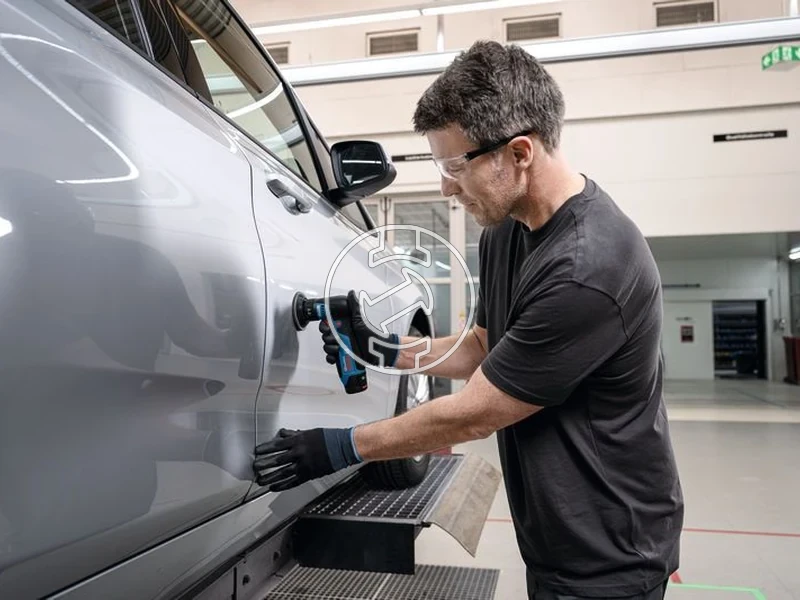 Kép: GEX 12V-77 Akkus excentercsiszolo akku es tolto nelkul kartondobozban.webp