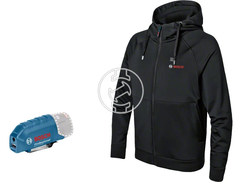 Kép: GHJ 1218V XA Kapucnis pulover L GAA 12V-21 adapterrel kartondobozban.webp