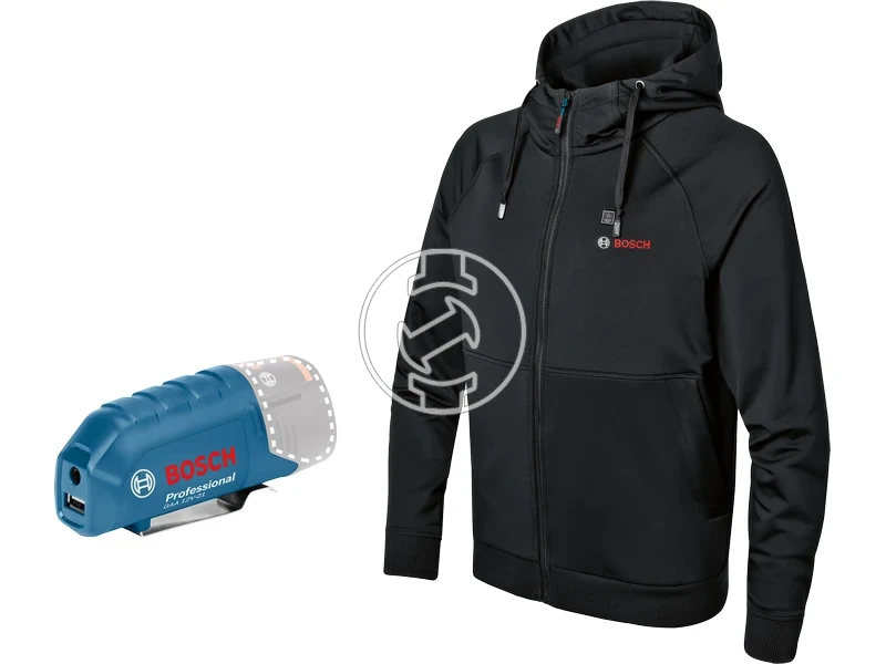 Kép: GHJ 1218V XA Kapucnis pulover M GAA 12V-21 adapterrel kartondobozban.webp