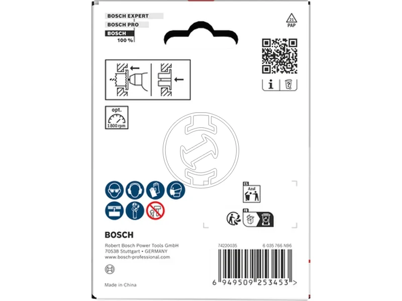 Kép: Gipszkarton dobozfuro peremezovel D86mm.webp
