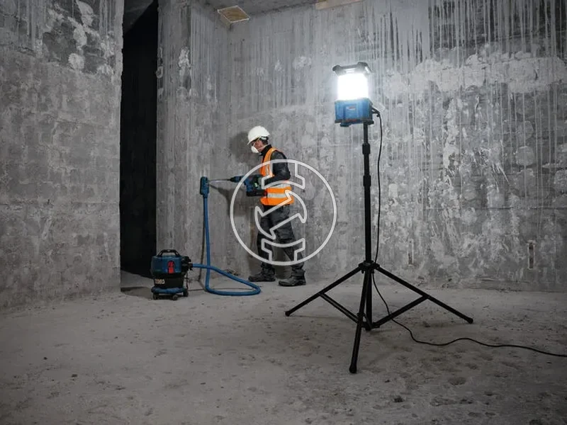 Kép: GLA 18VH-7500 Akkus lampa akku es tolto nelkul kartondobozban.webp