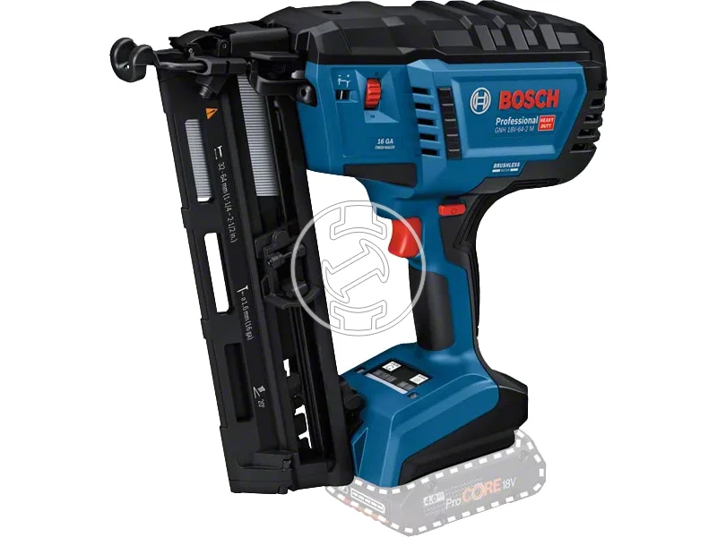 Bosch GNH 18V-64-2 akkus finiselő szegező L-Boxx