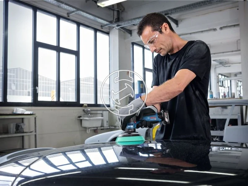 Kép: GPX 12V-125 Akkus Polirozo akku es tolto nelkul kartondobozban.webp