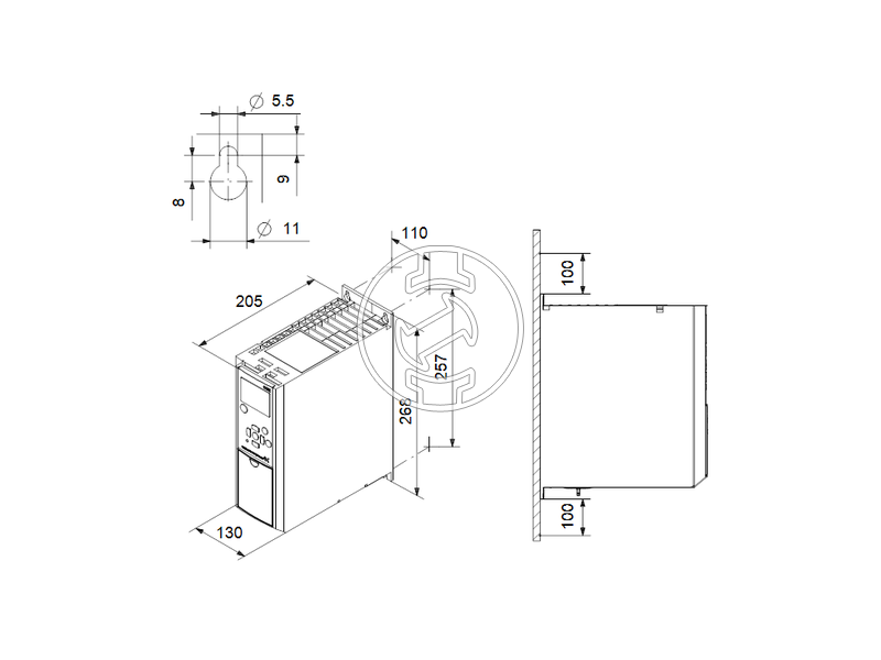 Grundfos CUE 3X380-500V frekvenciaváltó szivattyúhoz