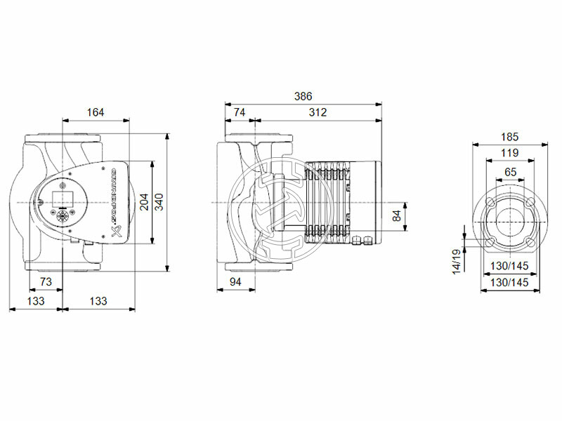 Grundfos MAGNA3 65-150 F N 340 PN6/10 keringető szivattyú