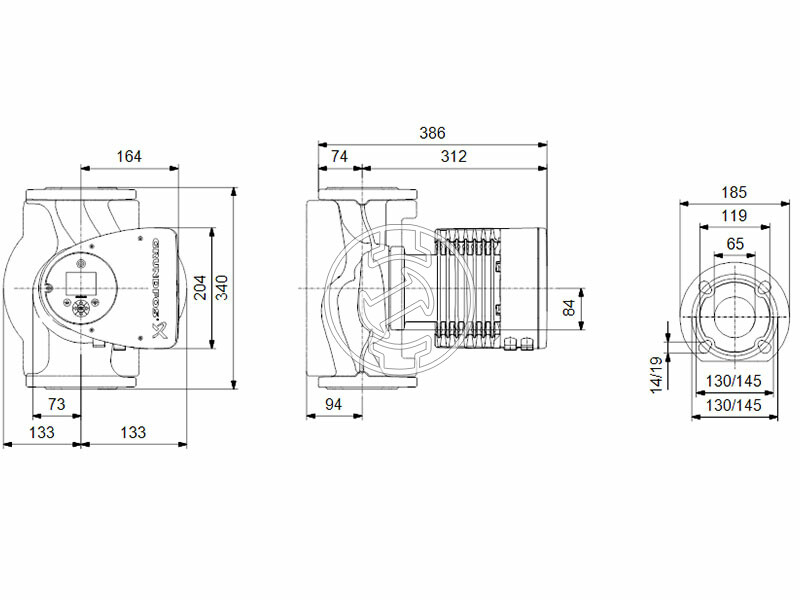 Grundfos MAGNA3 65-60 F 340 PN16 keringető szivattyú