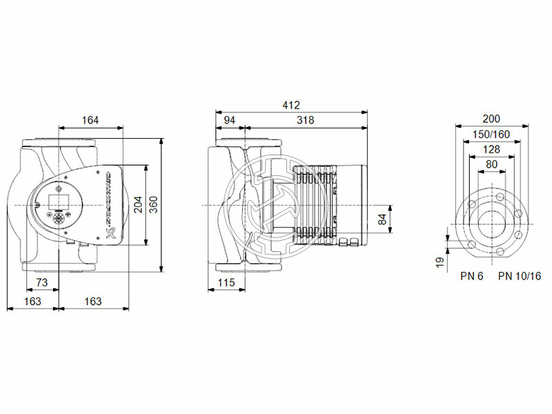 Grundfos MAGNA3 80-120 F 360 PN16 keringető szivattyú