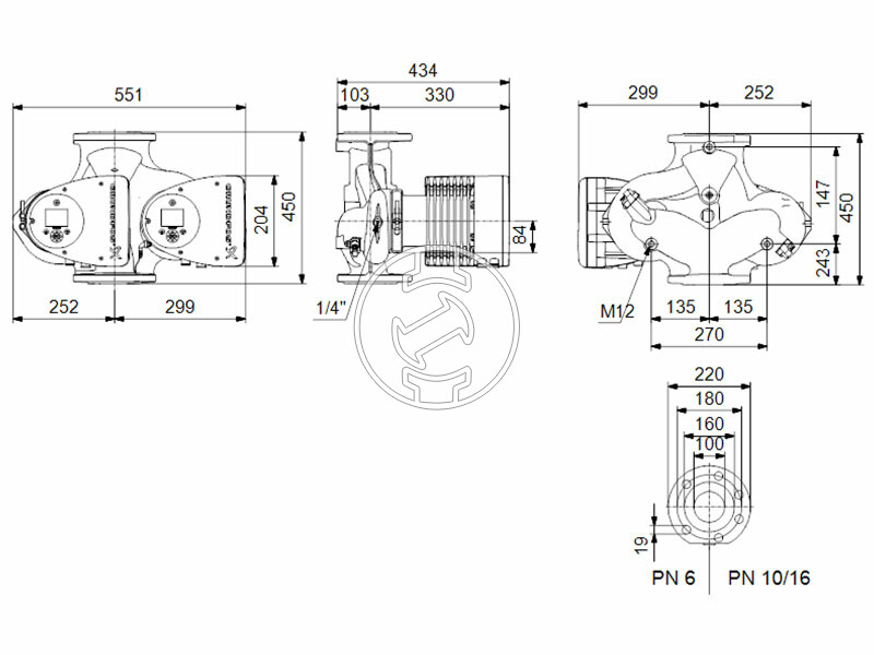 Grundfos MAGNA3 D 100-120 F 450 PN10 keringető szivattyú