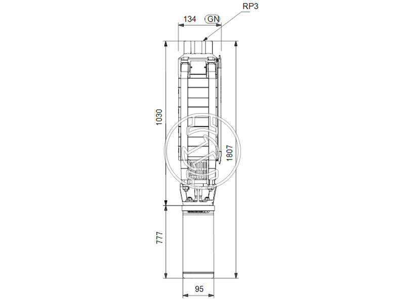 Grundfos SP 30-8 mélykúti szivattyú