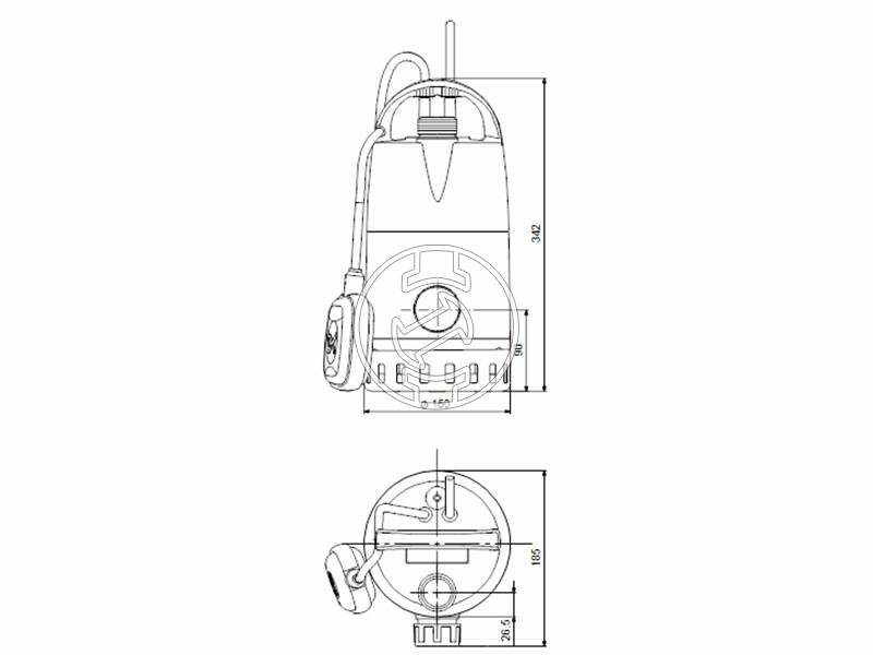 Grundfos Unilift CC9 - A1 búvárszivattyú szennyezett vízre