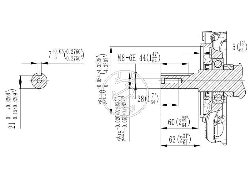 ZIVtec GT420 beépíthető robbanómotor 419 cm³ | 10 kW | Tengelyméret: 25 mm | 4 ütemű