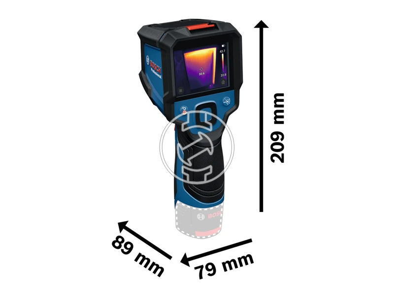 Bosch GTC 12V-450-13 hőkamera L-Boxxban