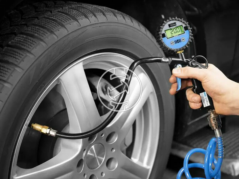 Güde 11 E guminyomásmérő fújtató pisztoly