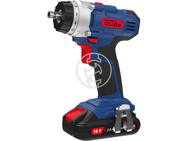 Güde BS 18-201-30K II akkus fúrócsavarozó bitbefogással