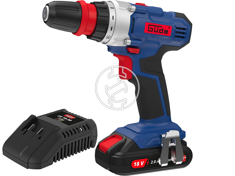 Güde BS 18-201-30K II akkus fúrócsavarozó bitbefogással