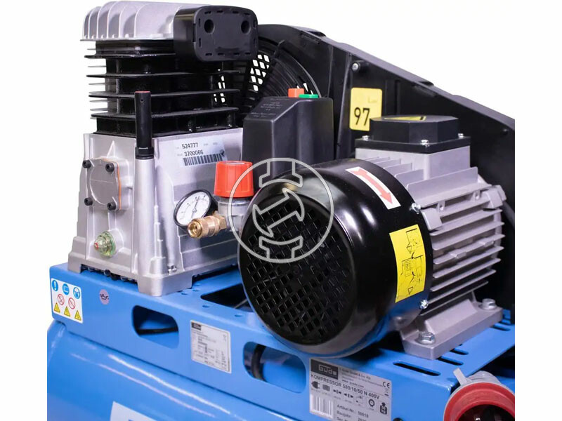 Güde elektromos dugattyús kompresszor 580/10/50 EU 400 V