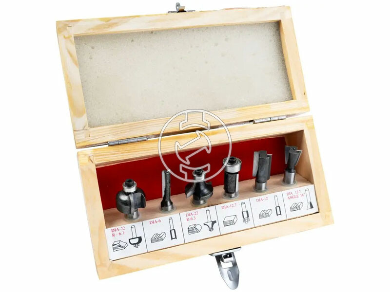 Güde felsőmaró kés készlet 6 részes