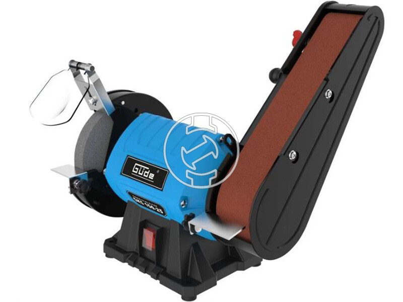 Güde GNS 150-25 elektromos asztali köszörű szalagcsiszolóval
