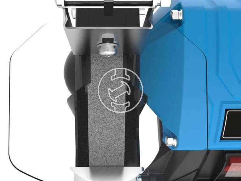 Güde GNS 150-25 elektromos asztali köszörű szalagcsiszolóval